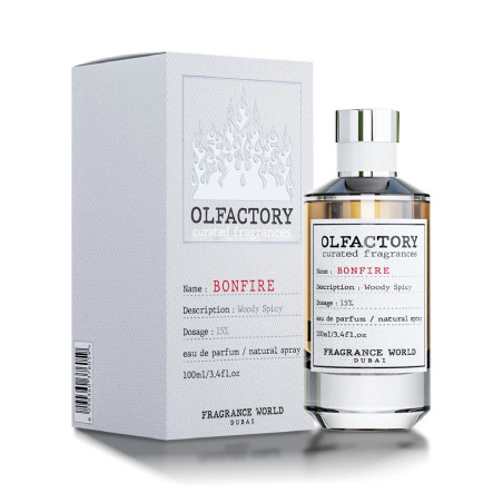 Olfactory Bonfire Fragrance World 100ml Eau de Parfum